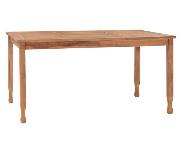 Vrtni namještaj, 5 dijelova, masivno tikovo drvo