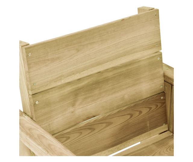 Vanjski set namještaja, 5 dijelova, tretirano borovo drvo