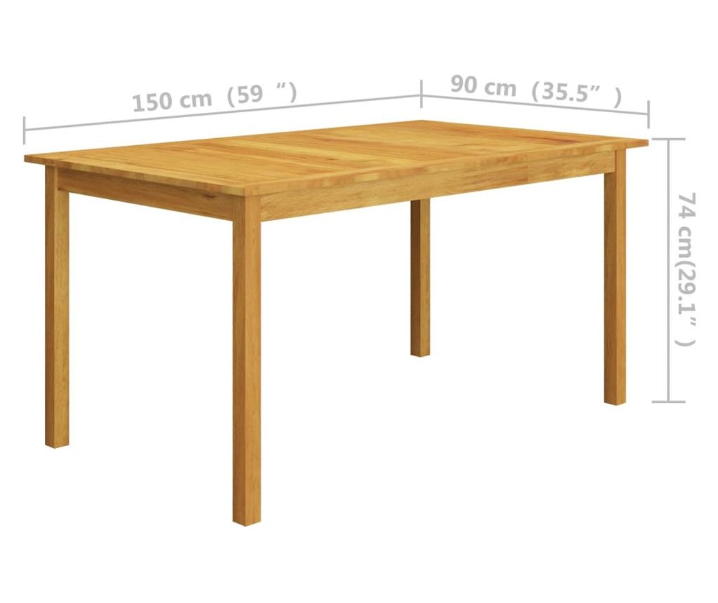 Set vrtnega pohištva, 5 kosov, črna - 10