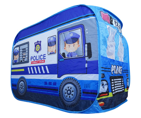 Cort Albastru cu tematica Politie, pentru copii, Salamandra Kids
