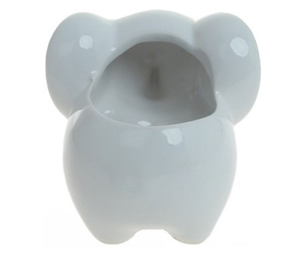 Ghiveci flori ceramic PAMI, FG1021-179, 9x8.5x5 cm, Alb Alb - 3