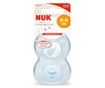 Set 2 suzete ortodontice din silicon Nuk Baby Blue 730132, Albastru
