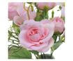 Buchet 5 trandafiri artificiale PAMI, F1021-3, 28cm Roz thumbnail 4