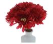 Buchet 6 crizantema elegant artificiale PAMI, F1021-81, 26cm Rosu thumbnail 3