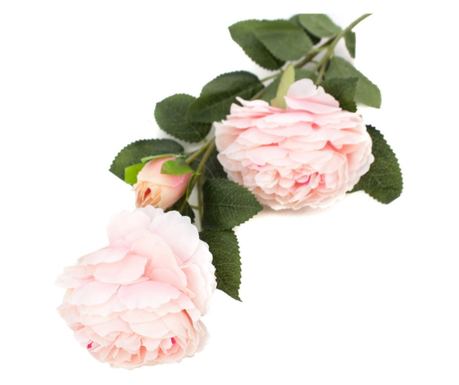 Trandafir artificial F419-321 Pami Flower 60 cm Roz Pal