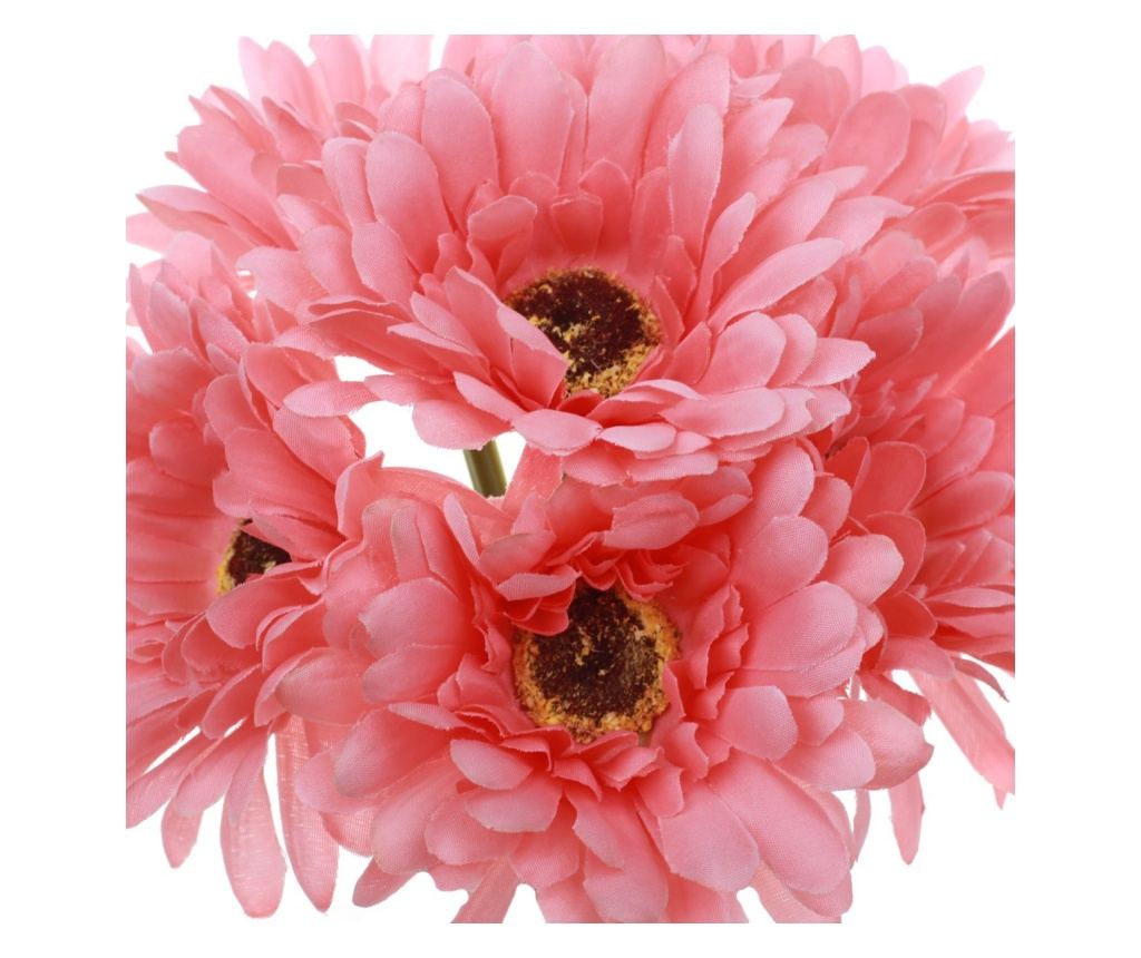 Buchet 6 crizantema elegant artificiale PAMI, F1021-81, 26cm Roz - 4