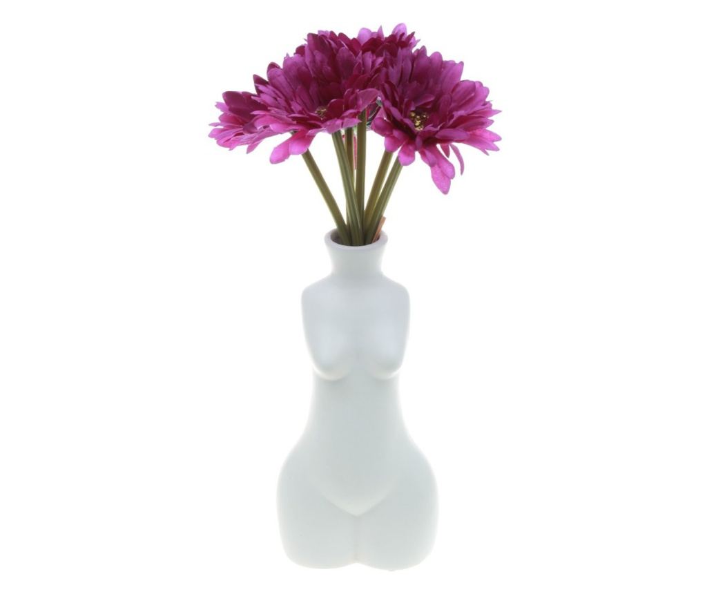 Buchet 6 crizantema elegant artificiale PAMI, F1021-81, 26cm Mov - 2