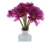 Buchet 6 crizantema elegant artificiale PAMI, F1021-81, 26cm Mov thumbnail 3