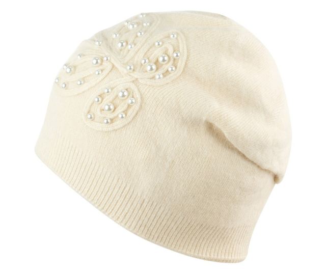 Caciula Dama din Lana PAMI, C-D621-286-crem