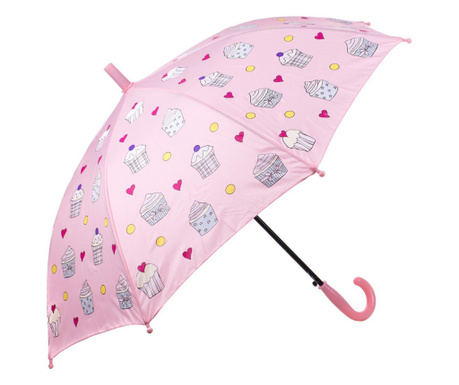 Umbrela pentru copii, automata Pami Cookies 80 cm Roz