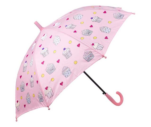 Umbrela pentru copii, automata Pami Cookies 80 cm Roz