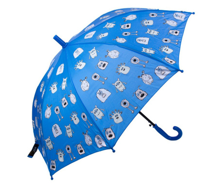 Umbrela pentru copii, automata Pami Monster 80 cm Albastru