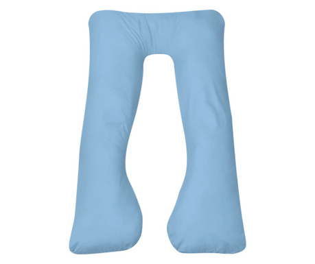 Poduszka dla ciężarnej 90x145 cm, jasnoniebieska