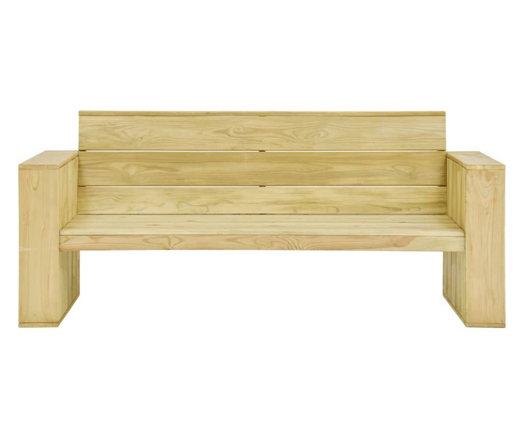 Vrtna klupa, 179 cm, tretirani bor - 2