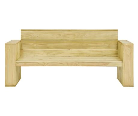 Vrtna klupa 179 cm od impregnirane borovine 