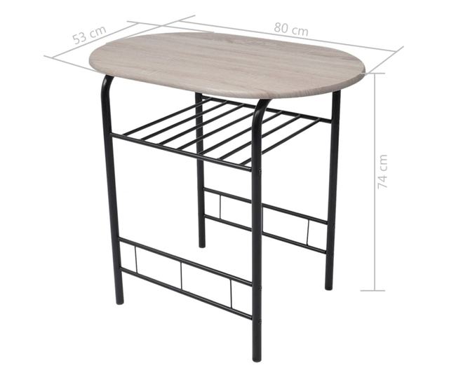 Zestaw mebli barowych do śniadania, MDF