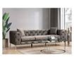 Sofa 3 locuri Hilena, gri antracit