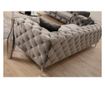 Sofa 3 locuri Hilena, gri antracit