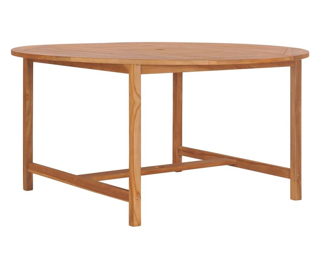 Vrtni stol 150 x 76 cm od masivne tikovine - 3