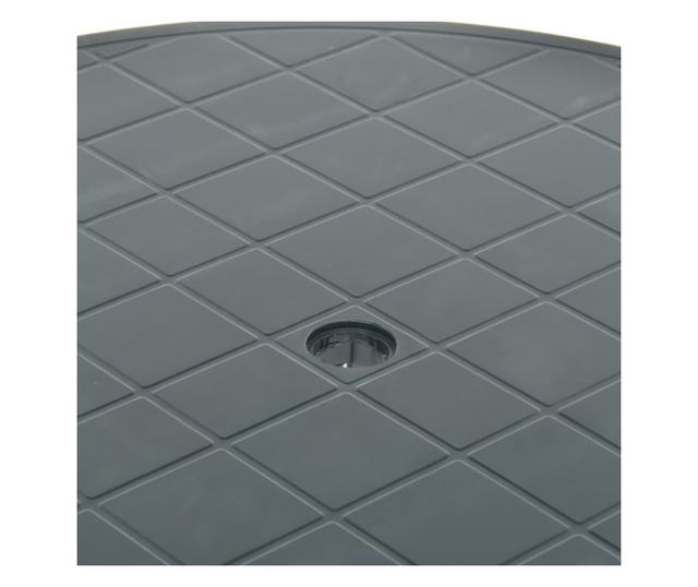 Masă de grădină, verde, 89 cm, plastic