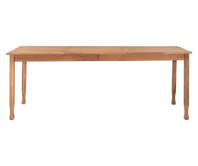 Set vrtne garniture, 9 komada, drvo tikovine