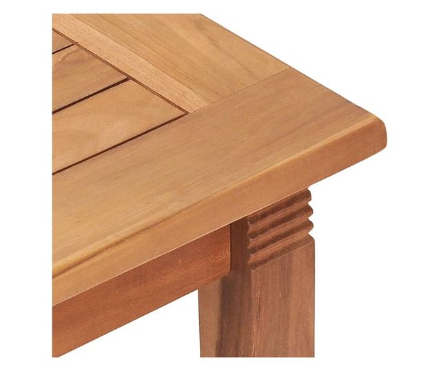 Set vrtne garniture, 9 komada, drvo tikovine