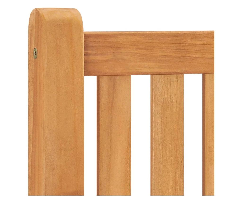 Vrtna klupa 114 cm od masivne tikovine - 8