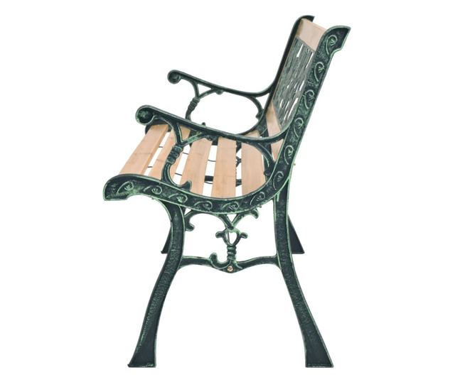 Vrtna klupa 122 cm drvena