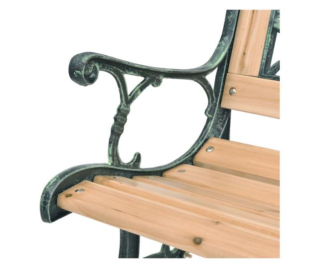 Vrtna klupa 122 cm drvena