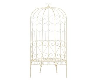fehér antik vas kerti pad 95 cm