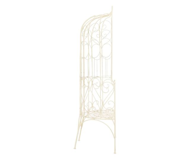 fehér antik vas kerti pad 95 cm