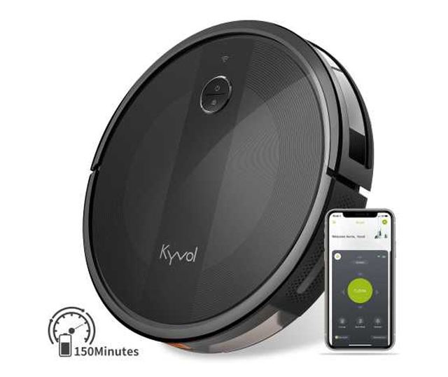 Kyvol E20 robotporszívó, 2000 Pa, 150 perces üzemidő, Alexa, 3200 mAh, no-go beállítás, lépcső leesés gátló, automatikus töltés,