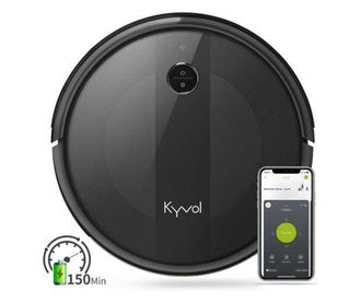 Kyvol E20 robotporszívó, 2000 Pa, 150 perces üzemidő, Alexa, 3200 mAh, no-go beállítás, lépcső leesés gátló, automatikus töltés,