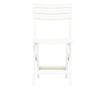 Sklopive vrtne stolice, 2 kom., bijele, plastika