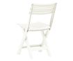 Sklopive vrtne stolice, 2 kom., bijele, plastika