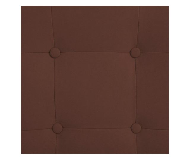 Naslonjač za masažu s tabureom, smeđi, eko antilop