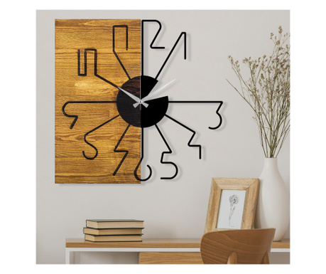 Декоративен стенен дървен часовник