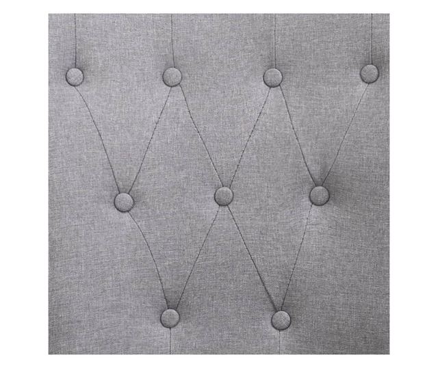 Kuhinjska stolica s naslonima za ruke, svijetlosiva, tekstilni materijal