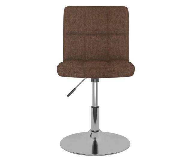 Zakretne kuhinjske stolice, 2 kom., smeđe, tekstil