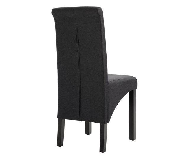 Kuhinjske stolice, 2 kom., tamno siva, tekstil