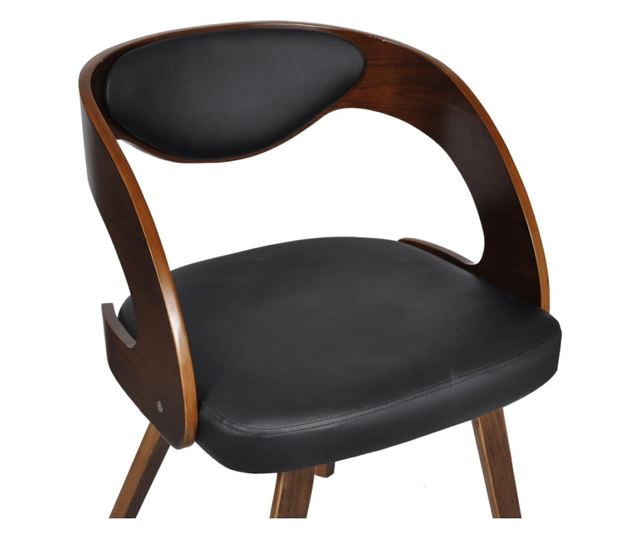 Kuhinjske stolice, 6 kom, smeđe, umjetna koža