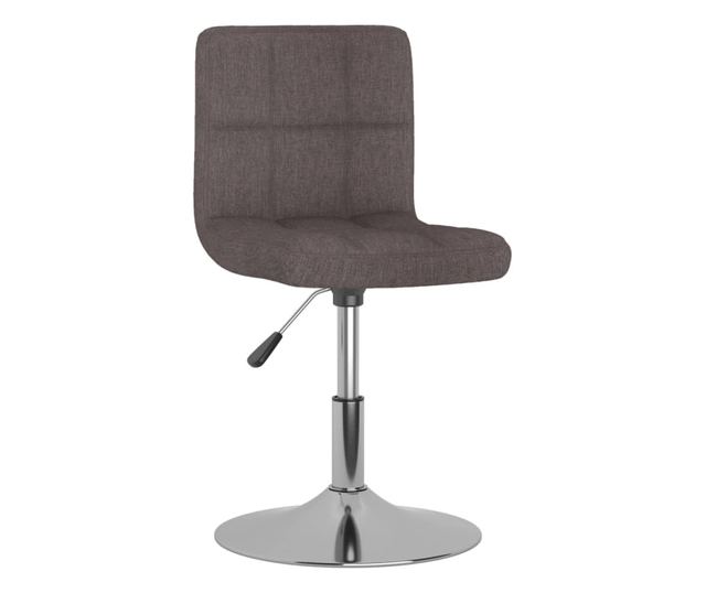 Zakretne stolice za blagovaonicu, 4 kom., sivo taupe, tekstil