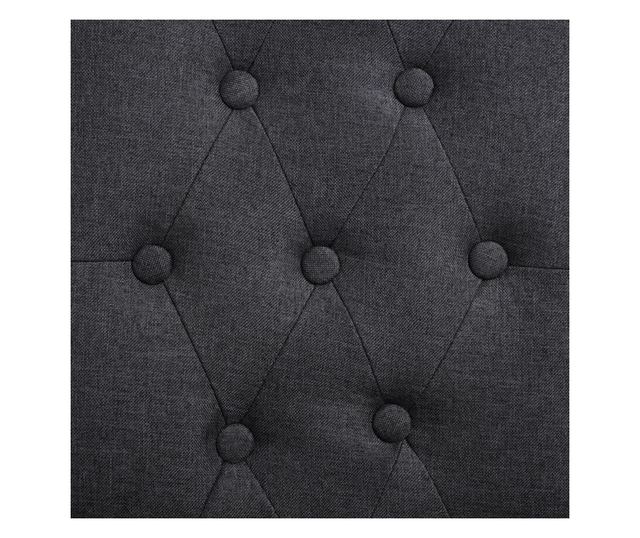 Kuhinjske stolice, 2 kom., tamno siva, tekstil