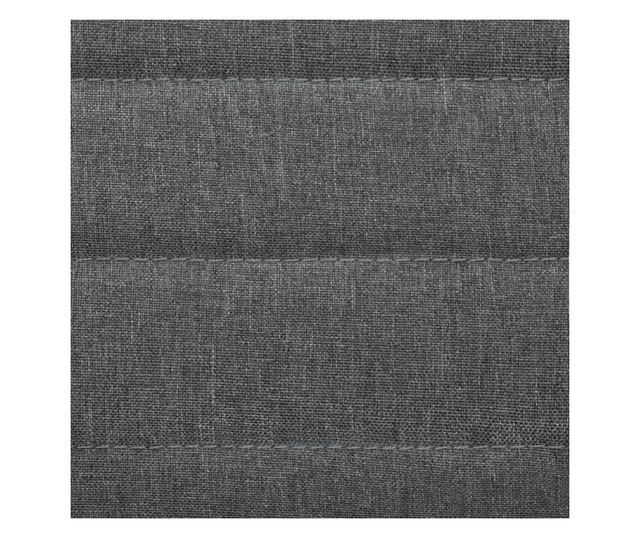 Vrtljivi jedilni stoli, komplet 4, svetlo sivi, blago