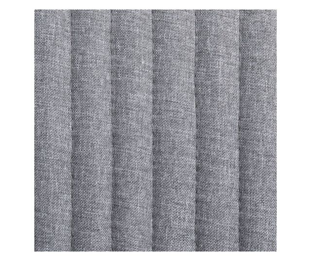 Jedilni stoli 2 kosa svetlo sivo blago