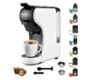 Еспресо машина за мляно кафе и капсули 9в1 Camry CR 4414, 3000W, 19 bar, Черен/бял