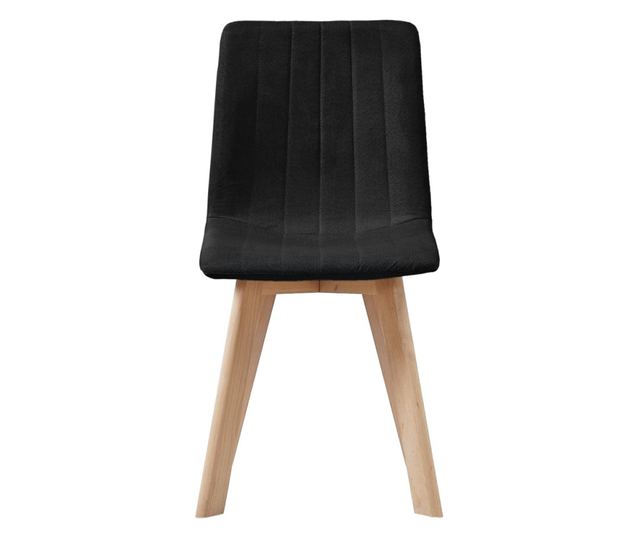 Kuhinjske stolice, 2 kom., crne, tekstilni materijal