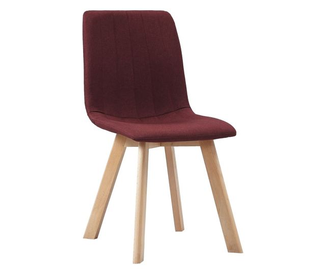 Kuhinjske stolice, 2 kom., vinsko crvena, tkanina
