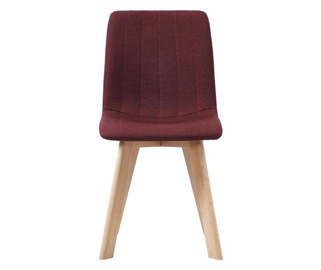 Kuhinjske stolice, 2 kom., vinsko crvena, tkanina