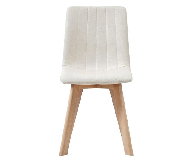 Stolice za blagovaonicu, 4 kom., krem, tekstilni materijal